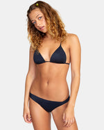 RVCA Solid Medium bikini bottom-BLK