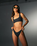 RVCA Grooves Medium bikini bottom-BLK