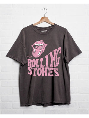
            
                Load image into Gallery viewer, Rolling Stones Dazed Charcoal thrifted tee
            
        