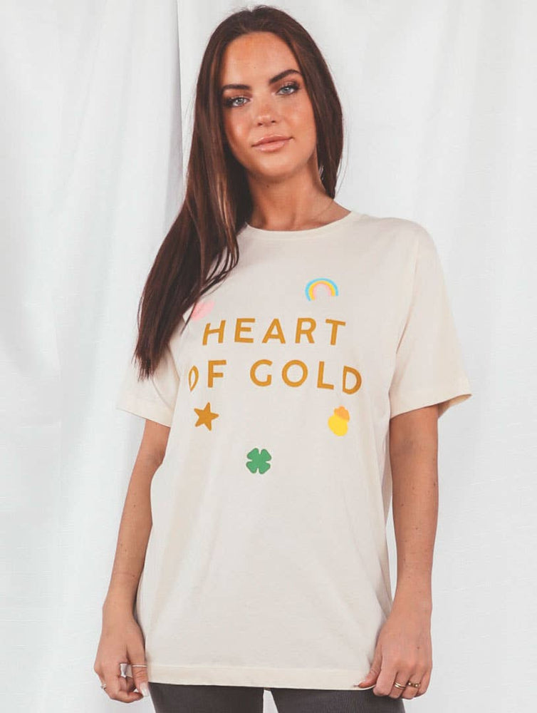 
            
                Load image into Gallery viewer, Heart of Gold Tee
            
        
