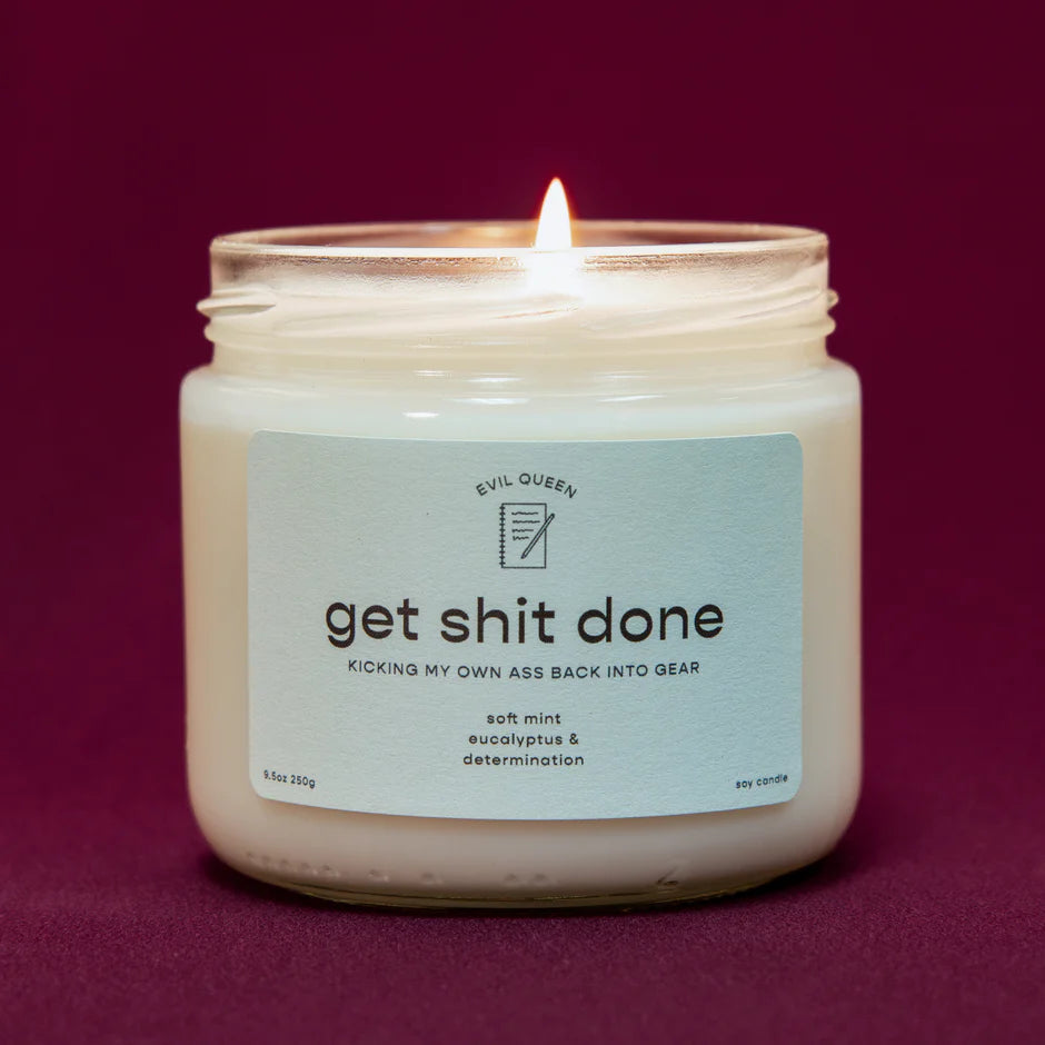 EVIL QUEEN Get Shit Done candle