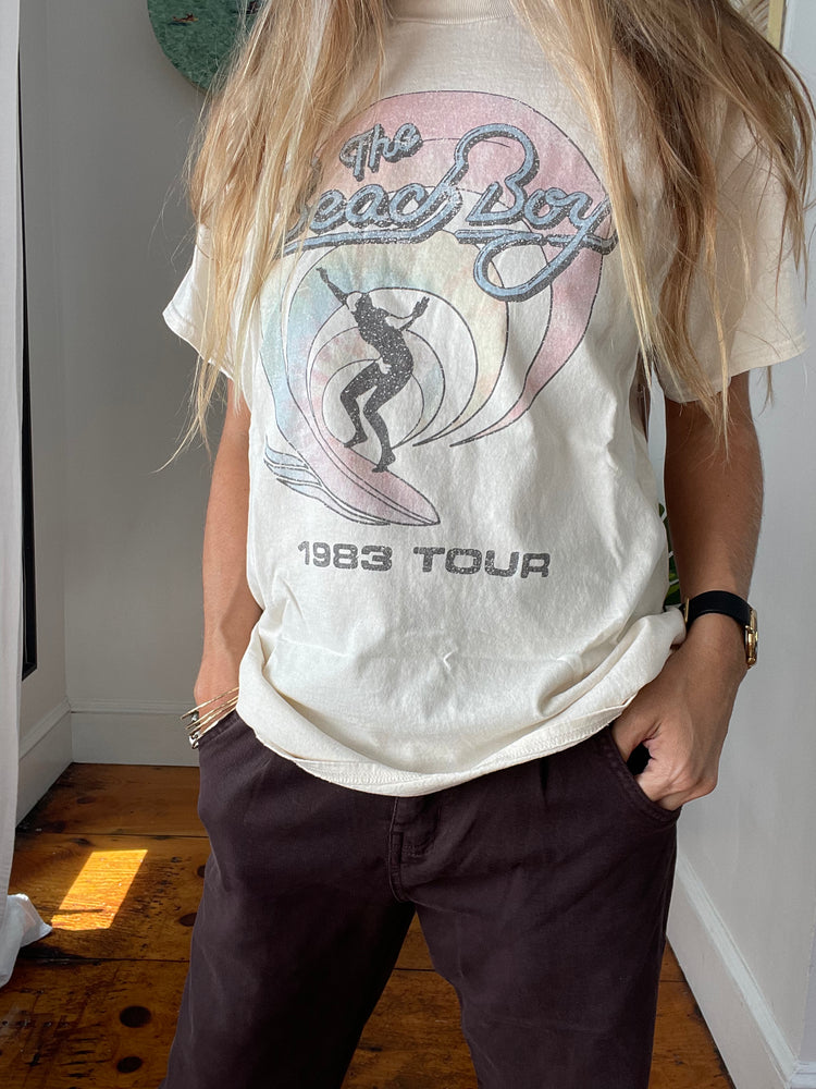 
            
                Load image into Gallery viewer, The Beach Boys Tie Dye Classic thrifted tee
            
        