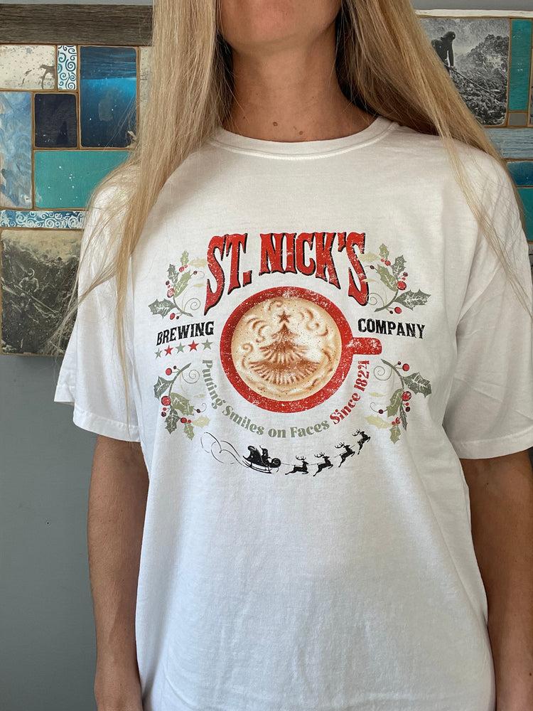 St. Nicks washed tee shirt