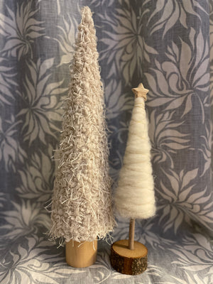 Wool wrap star tree